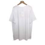 Celine Classic Short-Sleeve T-Shirt with Red Striped Logo - Image 9