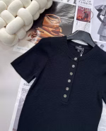 Chanel 2025 Summer New CoCo Beach Collection Short-Sleeve Top - Image 9
