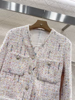 Chanel 2025 New Knitted Dress Pocket Coat - Image 9