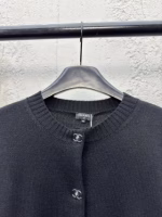 CHANEL Knitted Cardigan with Schoolbag Buckle - Image 9