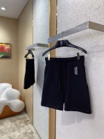 Chrome Hearts White Sanskrit Letter Embroidered Shorts - Image 3