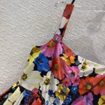 Dolce & Gabbana Spring/Summer New Arrival Resort-style Vibrant Printed Camisole Dress - Image 9