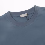 Dior CD Four-Color Embroidered Badge Letter Short-Sleeve T-Shirt - Image 4