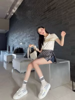 Dior Monogram collection side-slit high couture jacquard skort - Image 7