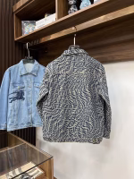 FENDI 2025 Spring New Style Jacket Denim Coat - Image 9