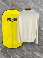 Fendi 2025 Autumn/Winter Exquisite Logo Crew Neck Sweater - Image 9
