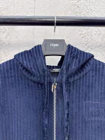 FENDI Embroidered Corduroy Jacket - Image 9