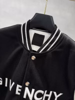 Givenchy Classic Patchwork Baseball Jacket with Leather Sleeves - Image 8