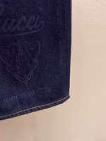 Gucci 2025 Spring/Summer New Straight-Fit Slim Denim Shorts - Image 8