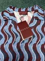 Gucci 2025 Early Spring New Cotton Checked Shirt T-Shirt - Image 9
