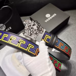 VERSACE 4.0cm Full Steel Buckle Reversible Belt - Image 8