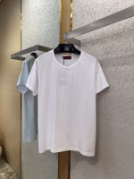 GUCCI Embroidered Logo Crew Neck Short-Sleeve T-Shirt - Image 5