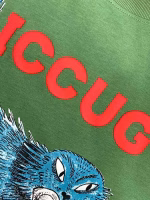 Gucci Tiger Head Co-branded Cartoon Print Unisex Trendy Pure Cotton Couple Short-sleeves - Image 9