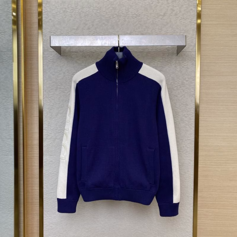 3 GUCCI Patchwork Knitted Zip-Up Jacket - Image 1