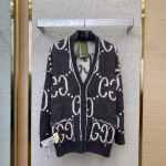 GUCCI Double G Mohair Reversible Cardigan
