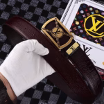 LV Louis Vuitton Original Order Men's Belt - Image 3