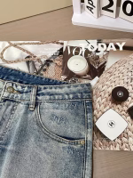 Loewe 2025 Summer New Men's Denim Shorts - Image 8