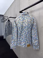 LOUIS VUITTON Colorful Plaid Denim Jacket - Image 10