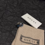 Gucci Interlocking Double G Green Ring - Image 8