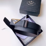 Original Prada Triangle Logo Women's Belt - Image 6