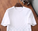 LV 2025 Early Spring Collection Colorful Monogram Starry Sky Rhinestone Short-Sleeve T-Shirt - Image 8