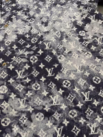 LV Popular Sottfrunk Collection Jacquard Denim Short-Sleeve Shirt - Image 8