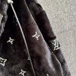 Louis Vuitton 2025 Spring/Summer New Blend Fleece Hooded Jacket - Image 4
