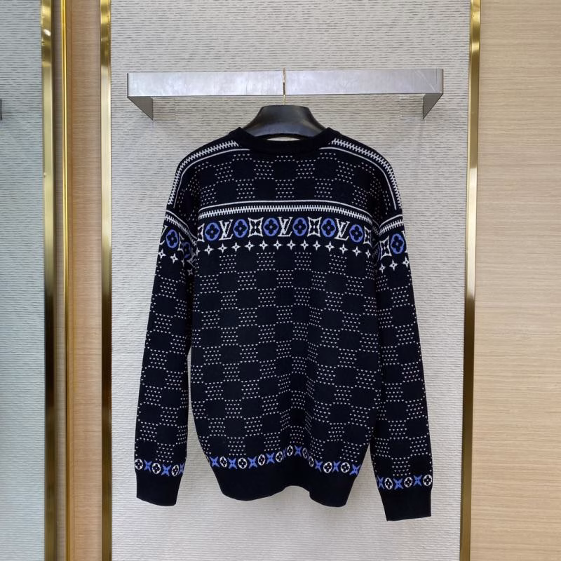3 LV Louis Vuitton Ski Collection Jacquard Knit Sweater - Image 1