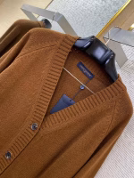 LV Louis Vuitton Logo Knit Cardigan Jacket - Image 6