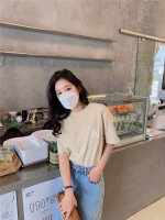 2022 Spring/Summer new washed tie-dye T-shirt with chest logo letters - Image 9