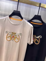 2022 Spring/Summer latest equestrian-themed toothbrush embroidery men's crewneck T-shirt - Image 9