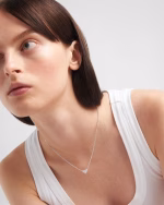 𝐏𝐑𝐀𝐃𝐀 Triangle Logo Necklace - Image 4