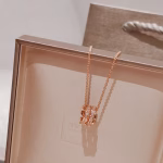 Serpenti Viper Collection Full Diamond Snake Bone Necklace - Image 3