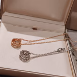 Serpenti Viper Collection Full Diamond Snake Bone Necklace - Image 4