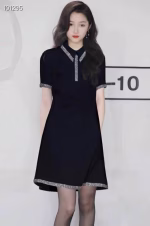 2022 New Chanel Casual Black Dress - Same Style as Guan Xiaotong - Image 5