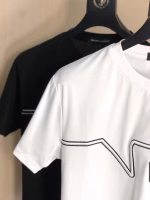 Armani 2025 Spring/Summer New Arrival Fashionable Minimalist Short-Sleeve T-Shirt - Image 4