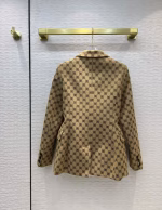 Balenciaga 2022 Resort Collection new logo double B jacquard hourglass waist blazer - Image 4