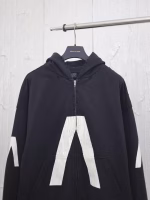 Balenciaga Inverted V Explosive Letter Hoodie - Image 4