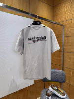 BALENCIAGA Reversed Cola Embroidered Short-Sleeve T-Shirt - Image 3