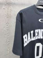 Balenciaga Number 10 Jersey Embroidered Short-Sleeve T-Shirt - Image 8