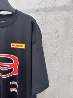 Balenciaga Double-Ring Multi-Label Short-Sleeve T-Shirt - Image 5