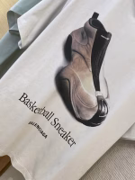 BLCG Balenciaga Footwear Print Short-Sleeve T-Shirt - Image 7