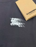 BURBERRY 2025 Knight Logo Classic Crewneck T-Shirt - Image 5