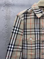 BURBERRY Checkered Button Jacket Coat - Image 5