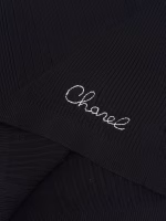 Chanel 2025 Early Spring Small Fish Embroidered Knitted Short-Sleeve Top - Image 10