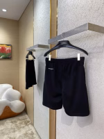 Chrome Hearts White Sanskrit Letter Embroidered Shorts - Image 2