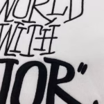 Dior x Stussy collaborative embroidered signature hoodie - Image 9