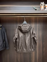 Fendi 2025 Early Spring Hooded Printed Jacket Coat - Image 11