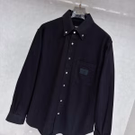 FENDI Leather Patch Men's Shirt - Image 10