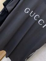 GUCCI White-Trimmed Spray-Painted Crew Neck Short-Sleeve T-Shirt - Image 11